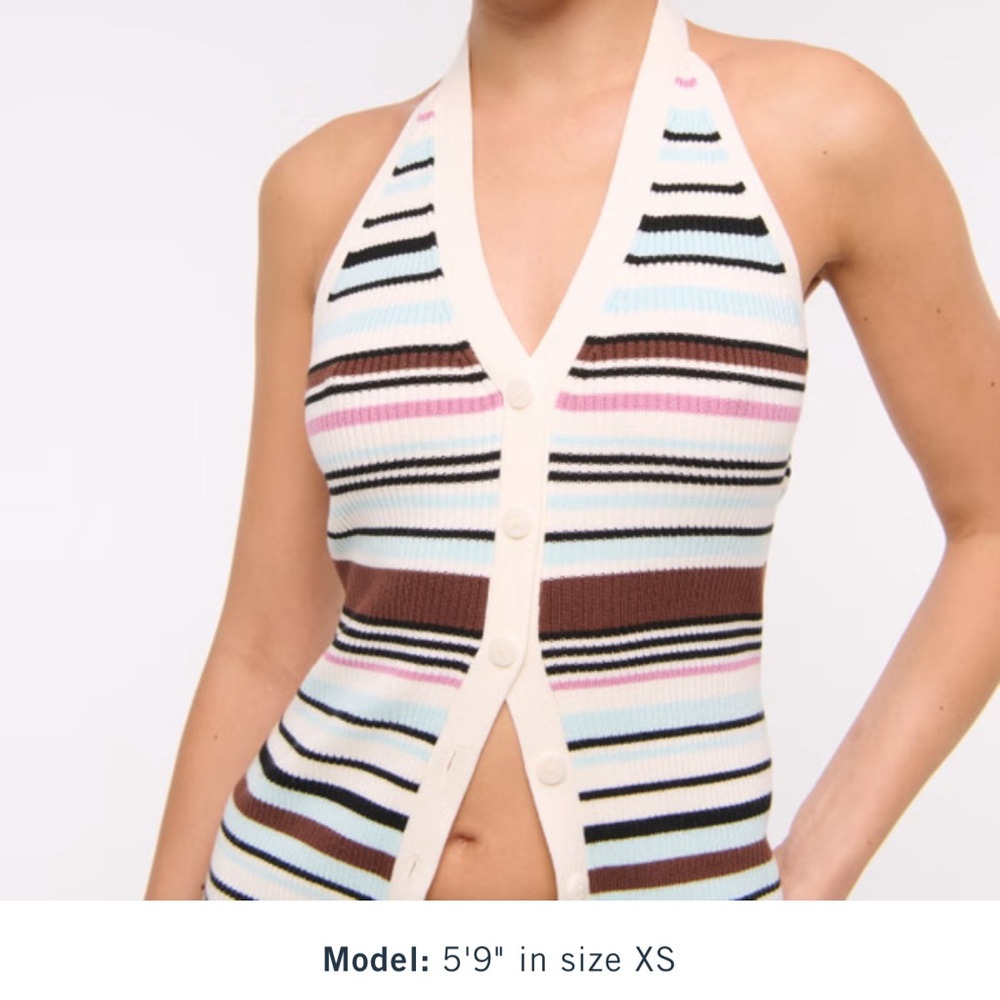 NWT Abercrombie sweater halter tank